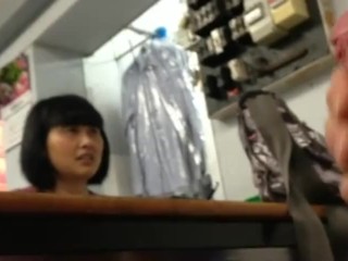 flashing asian women