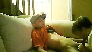 Hot str8 blowjob