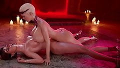 -The Goddess of Lust- PMV HMV – Horny 3D Shemale Fucks Girl