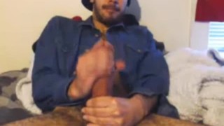 Monster Latin Cock Shoots on Cam
