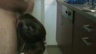 House wife gets fucked in kitchen