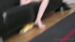 Voilà une cochonne qui aime les castings porno