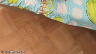 Fellation franchement hardcore avec Henessy !