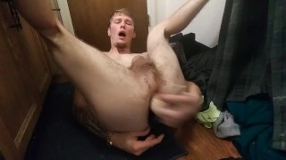 Gaping my pussy and cumming all over it