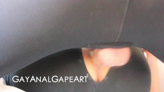HUGE BIG COCK STRETCHING MY ASS FOR MY FIRST ANAL GAPING SESSION – HD